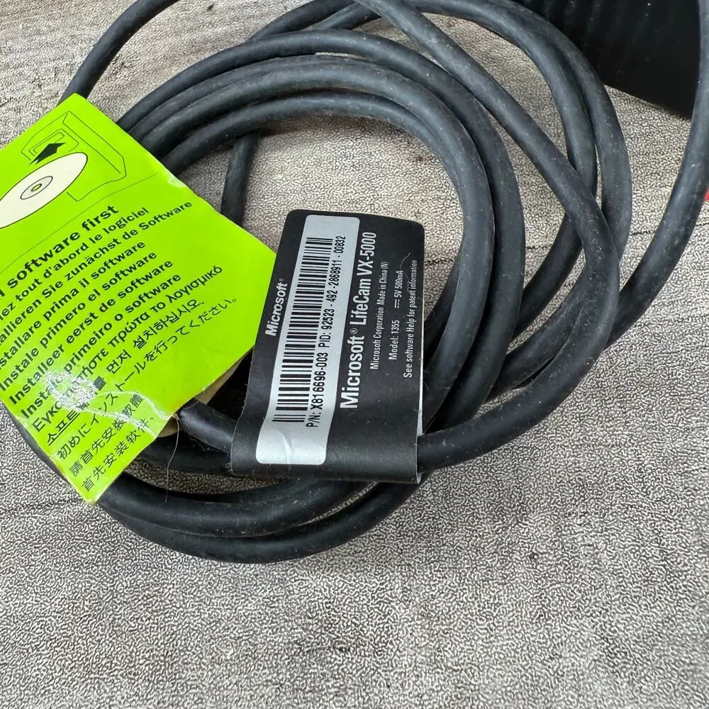 Vintage Microsoft LifeCam VX05000 Webcam Works